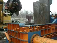 Máquina de empilhadeira industrial de metal Alta segurança e eficiência para reciclagem