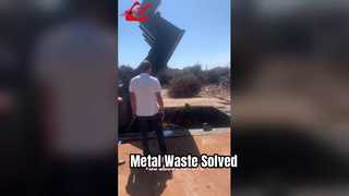 Ver: Equipamento robusto de enfardadeira de resíduos de metal para vitrine de gerenciamento de resíduos