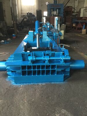 Scrap Metal Baler With 1350 KN Force Continuous Discharge High Density Baling And Adjustable Bale Length