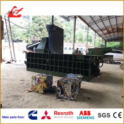 Low Maintenance Design Metal Baler Machine 2500kN High Density Bales 400-700mm Adjustable Size