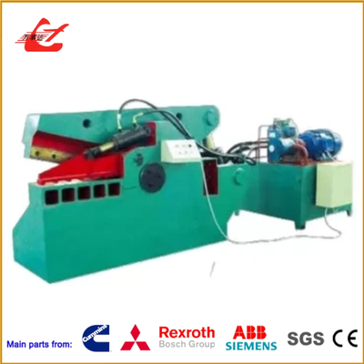 800 KN Q43-800 Scrap Metal Alligator Shear With 800 Mm Blade For Rebar, Round Bar And Metal Offcuts