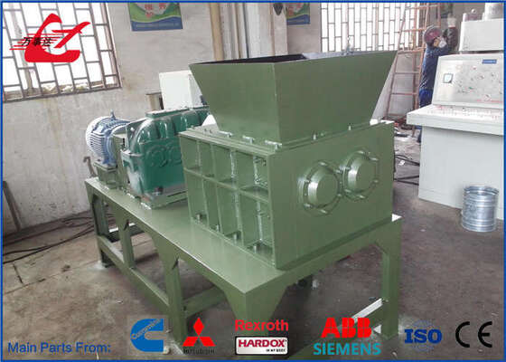 User-friendly 22 kW Metal Shredder with Wide Feeding Hopper for High-Volume Scrap Processing