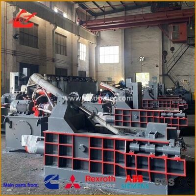 Scrap Metal Baler with 250×250 / 300×300mm Bale Section, 125-Ton Force and 18.5kW Power