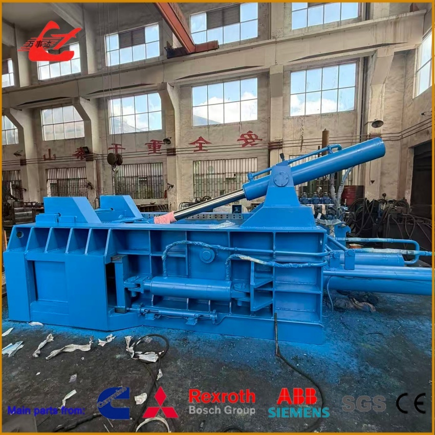 3150kN Push-Out Scrap Metal Compactor with 4000×2000×1200mm Chamber for Heavy Scrap Recycling