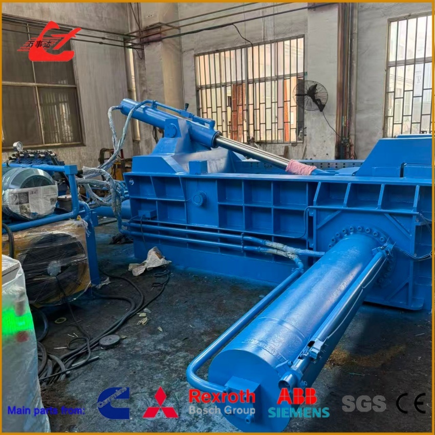 3150kN Push-Out Scrap Metal Compactor with 4000×2000×1200mm Chamber for Heavy Scrap Recycling