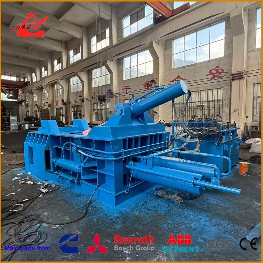 3150kN Push-Out Scrap Metal Compactor with 4000×2000×1200mm Chamber for Heavy Scrap Recycling