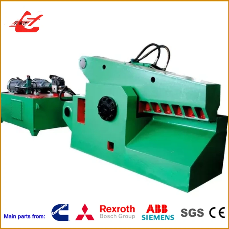 800 KN Q43-800 Scrap Metal Alligator Shear With 800 Mm Blade For Rebar, Round Bar And Metal Offcuts