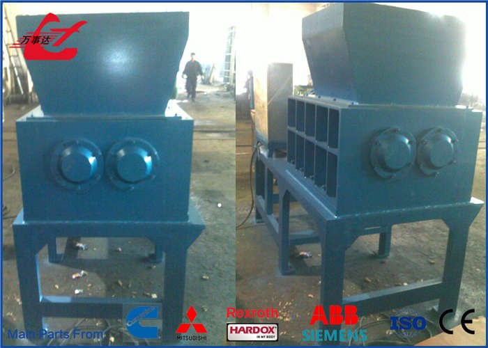 Easy Maintenance 7.5 kW Metal Shredder with 30 × 30 mm Output for Scrap Recycling