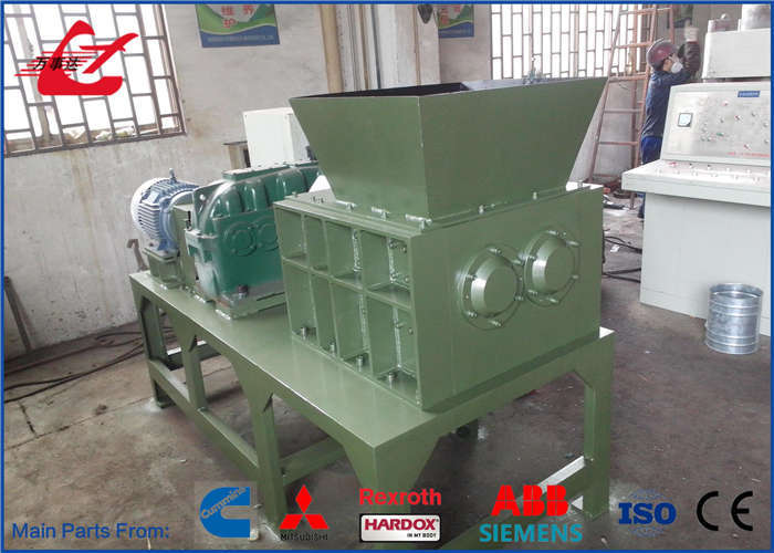User-friendly 22 kW Metal Shredder with Wide Feeding Hopper for High-Volume Scrap Processing
