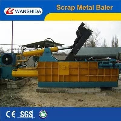 Máquina enfardadeira de sucata 74kW 25MPa enfardadeira hidráulica de metal para cobre