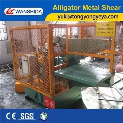Altura da tesoura para sucata de metal Máquina de tesoura para sucata de aço com proteção de caverna Economize tempo