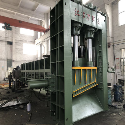 Alta Eficiência de Produção Cortador de Porta 8000kN Com 2000mm Lâmina Para Processamento de Resíduos Metálicos Pesados