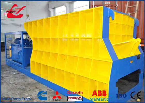 Cisalha para sucata de contêineres para serviço pesado 84KW com lâmina de 1400mm para corte eficiente de metal