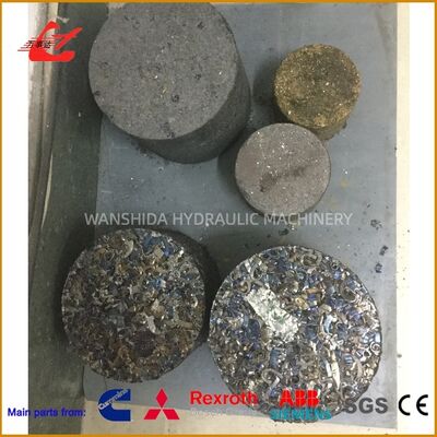 2500kN Prensa de briquete hidráulica de sucata de metal, operação manual ou PLC, ideal para briquetear ferro fundido e resíduos metálicos