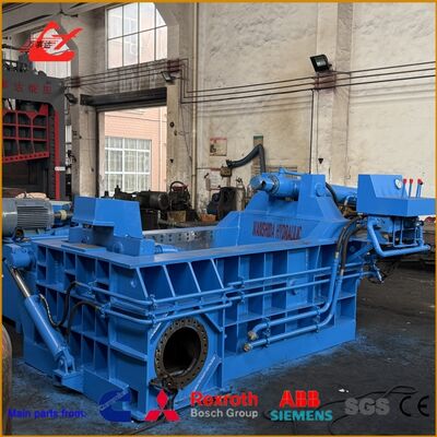 Baler de metal hidráulico de compressão eficiente para reciclagem de sucata pesada com controle PLC